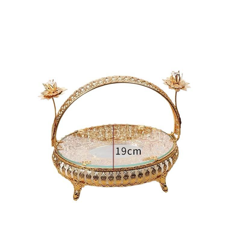 European Style Luxury Serving Tray with Handle