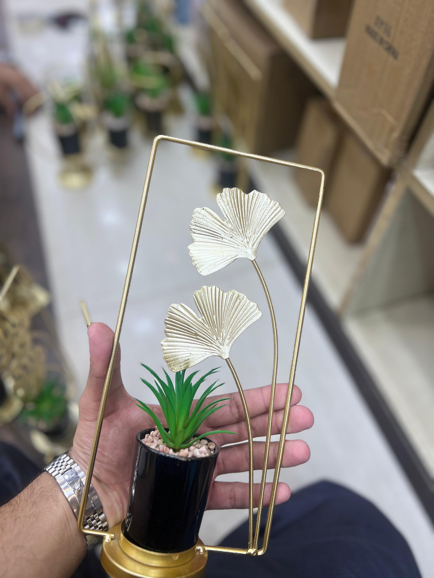 Metal Decoration Pot